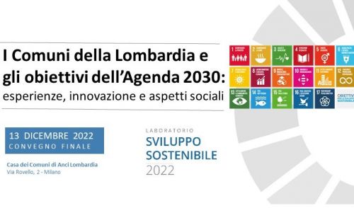 I Comuni della Lombardia e gli obiettivi dell’Agenda 2030: esperienze, innovazione e aspetti sociali