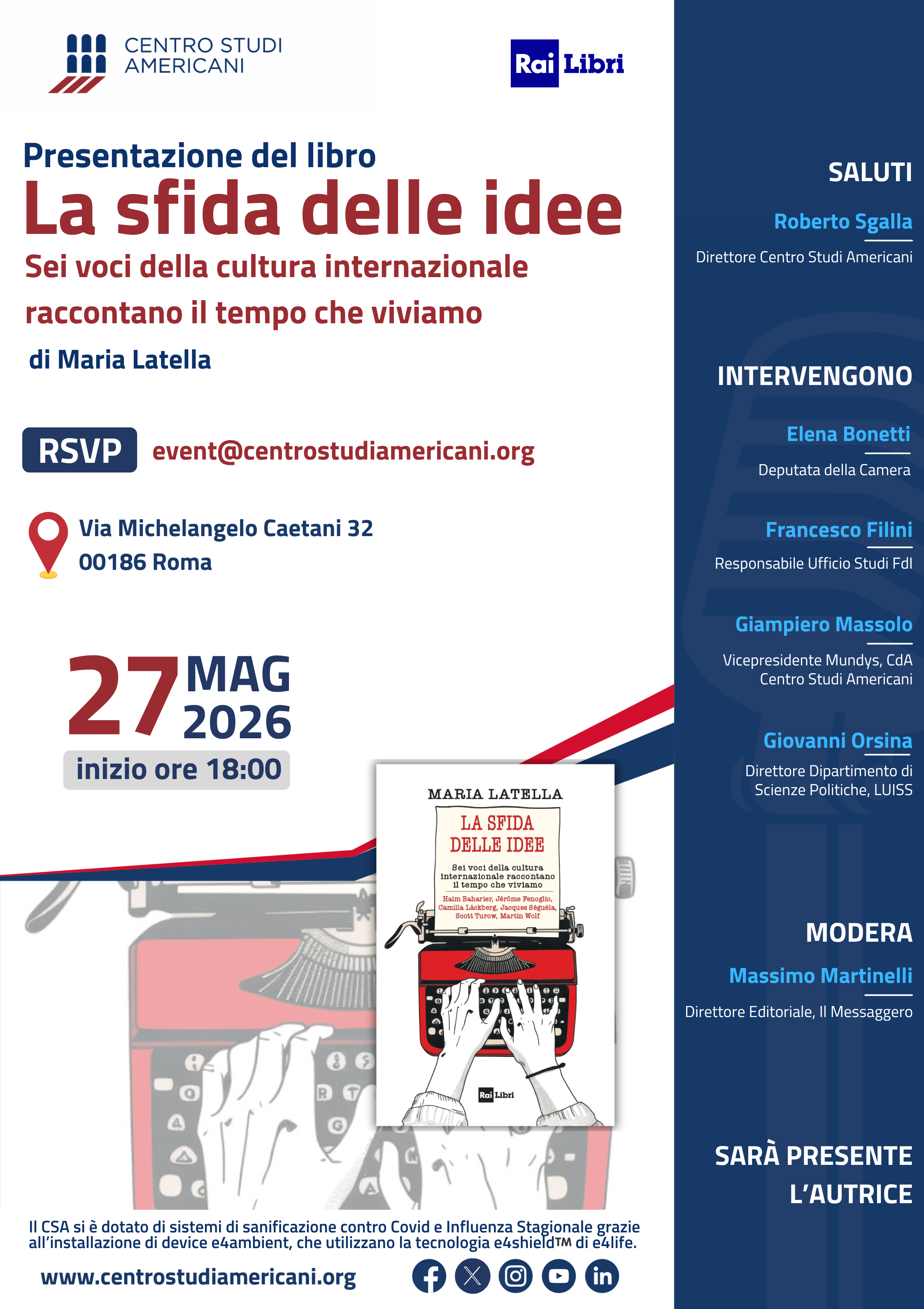 Presentazione del libro: “La sfida della idee”