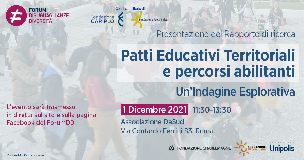 Patti Educativi Territoriali e percorsi abilitanti