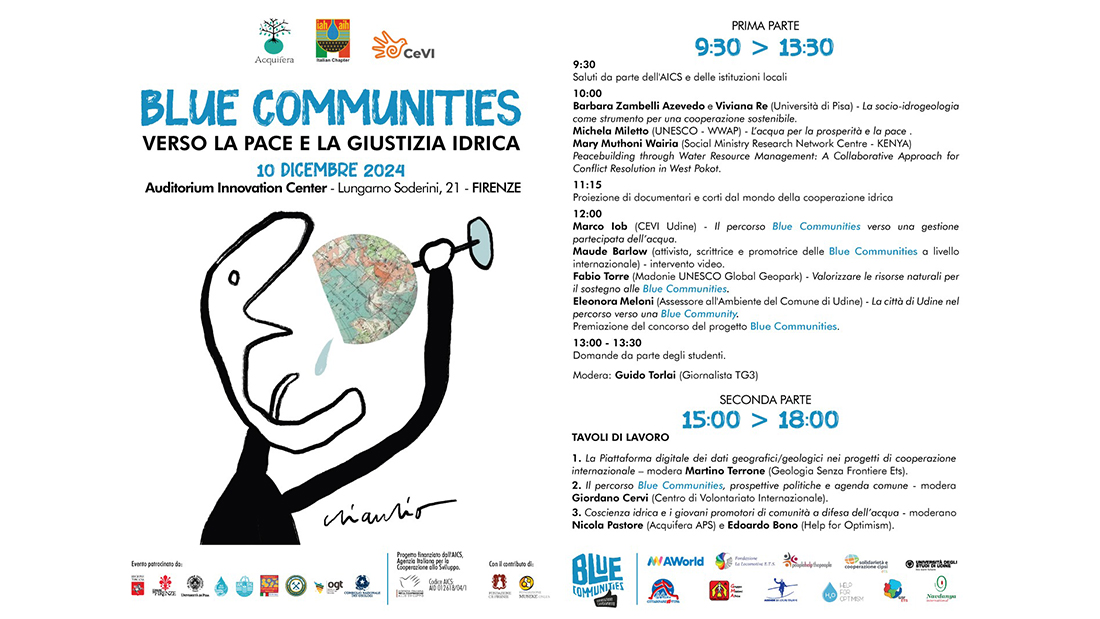 Presentazione dei risultati del progetto “Blue Communities - Giovani promotori di comunità a difesa dell’acqua”
