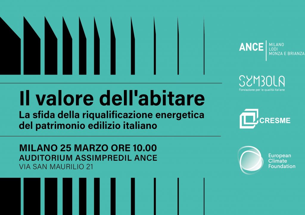 Il valore dell’abitare. La sfida della riqualificazione energetica del patrimonio edilizio italiano