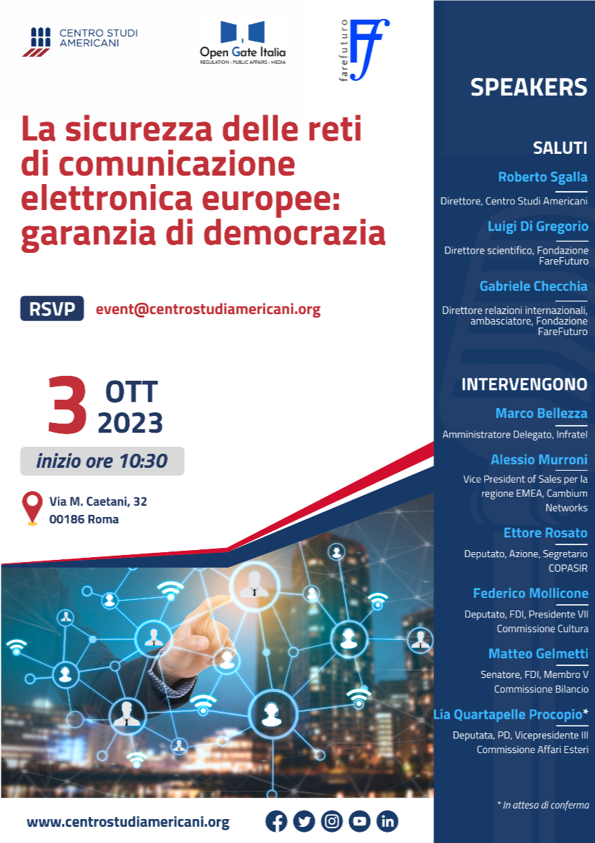 La sicurezza delle reti di comunicazione elettronica europee: garanzia di democrazia