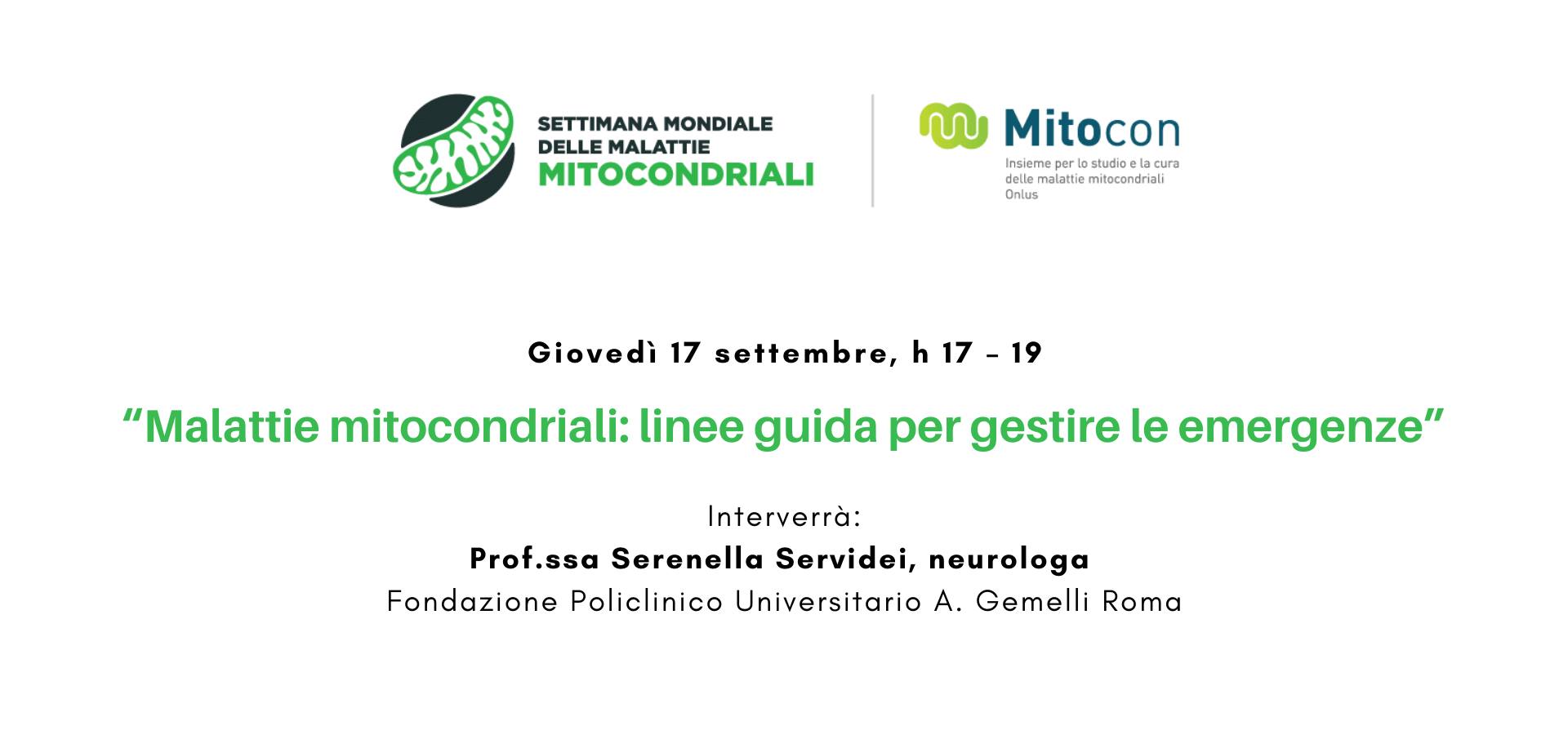 Malattie mitocondriali: linee guida per gestire le emergenze