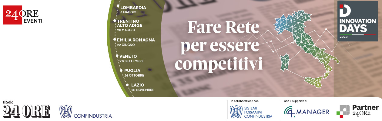 INNOVATION DAYS 2023: Lombardia. Fare Rete per essere competitivi