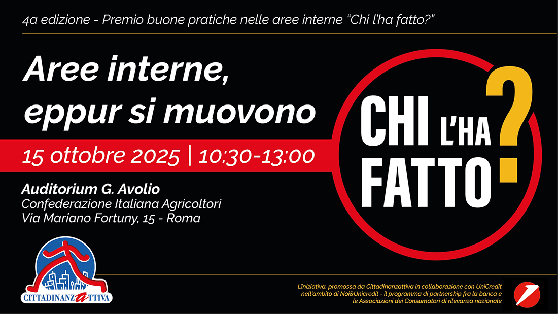 Aree interne, eppur si muovono. IV edizione del Premio buone pratiche nelle aree interne “CHI L’HA FATTO?