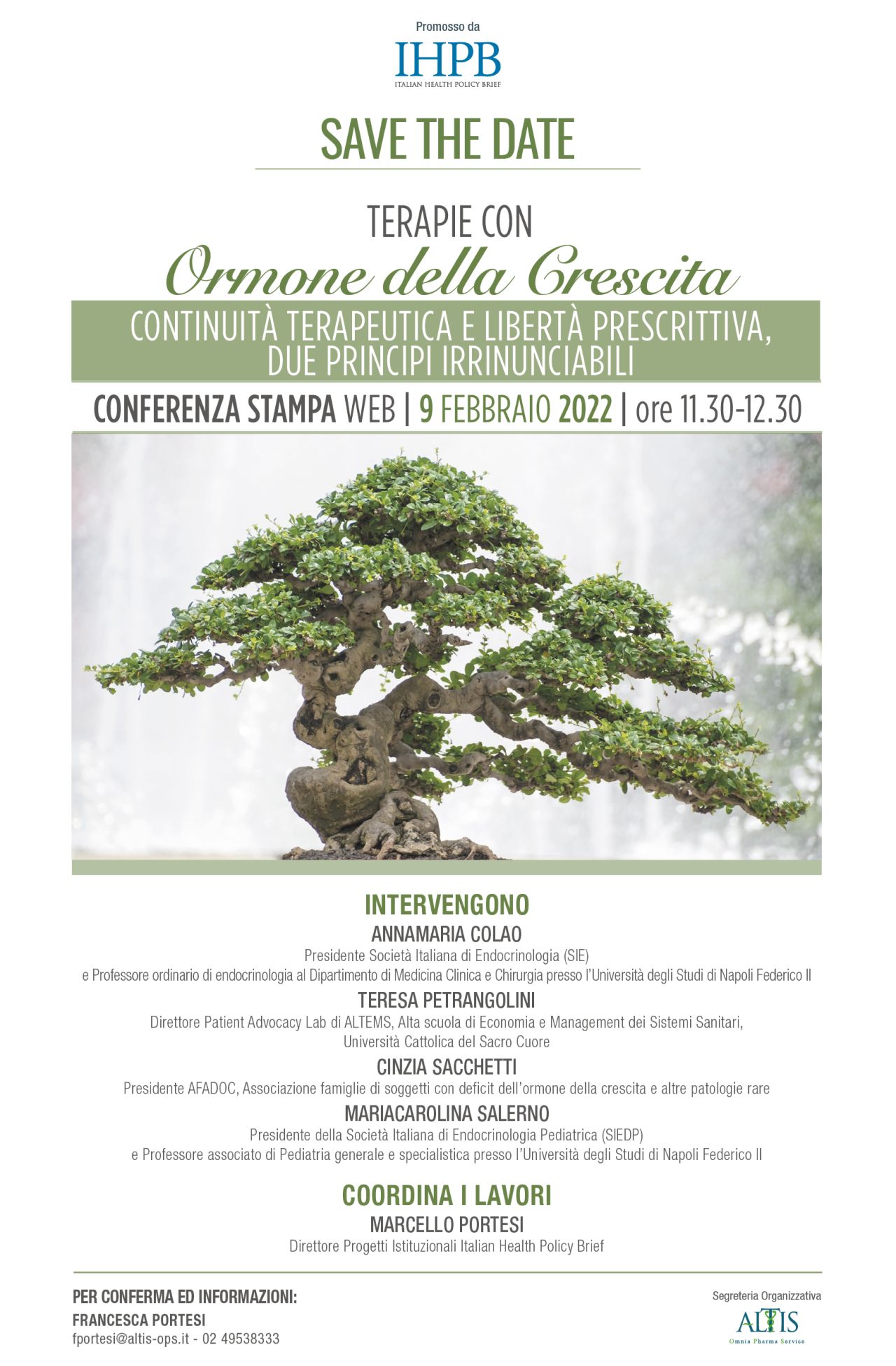 Ormone della crescita: continuit&agrave; terapeutica e libert&agrave; prescrittiva. Due principi irrinunciabili