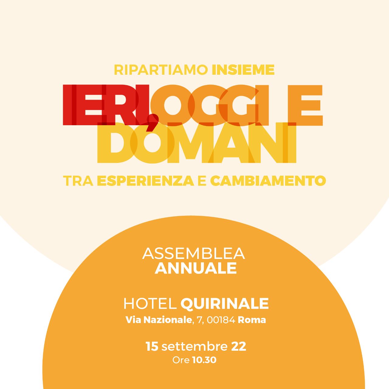 Assemblea Annuale Assodistil | Ieri, Oggi e Domani