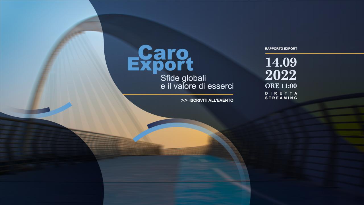 Presentazione Rapporto Export 2022