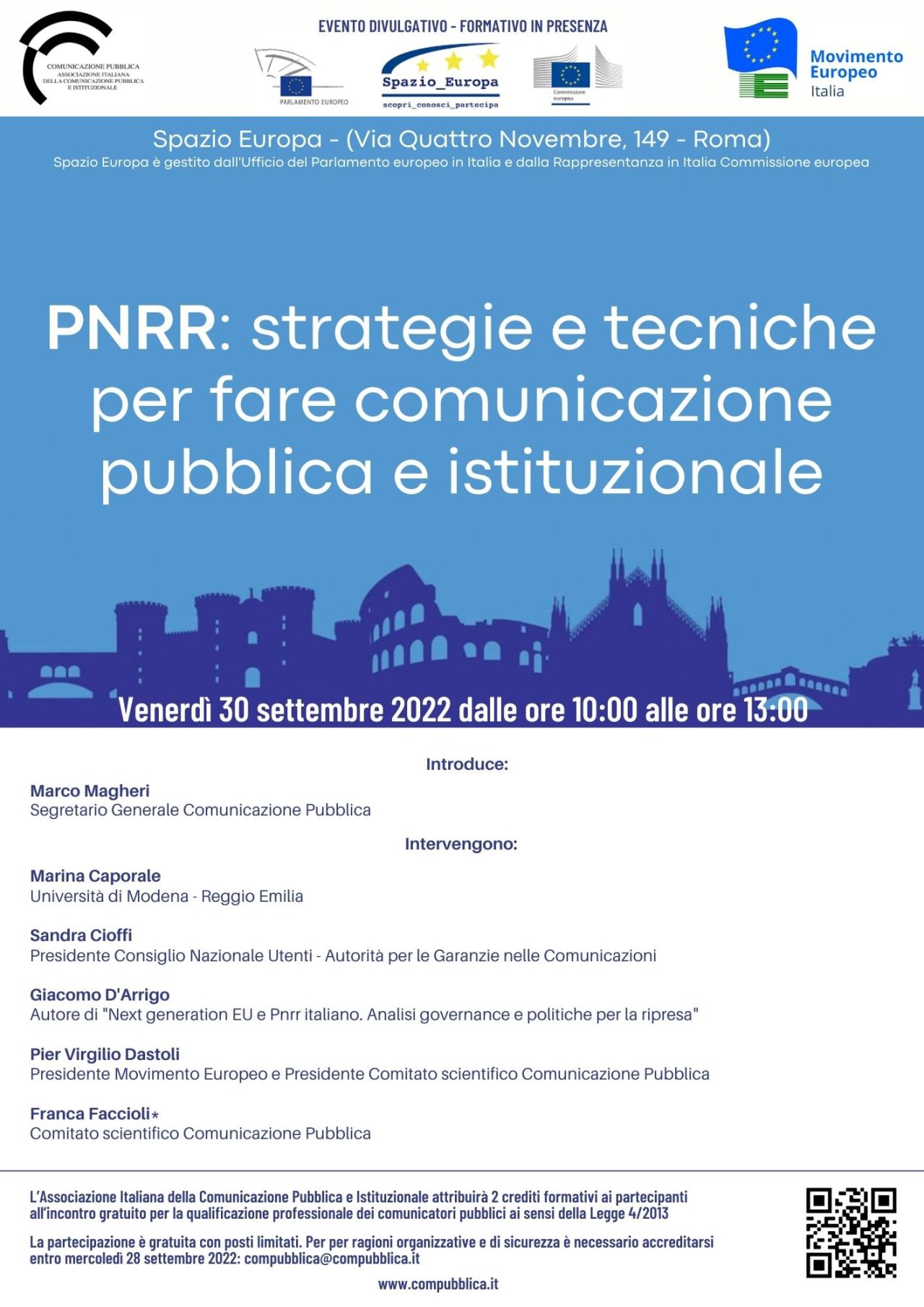 PNRR: strategie e tecniche per fare comunicazione pubblica e istituzionale