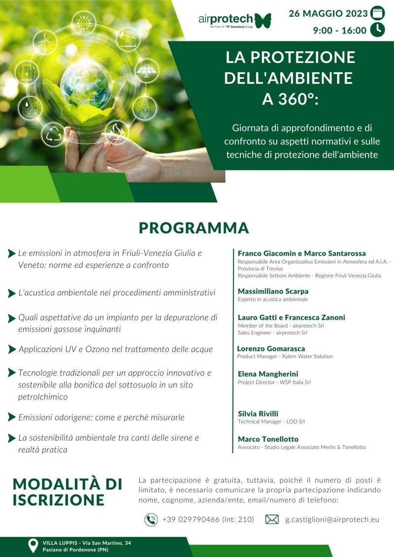 La protezione dell&rsquo;ambiente a 360 gradi