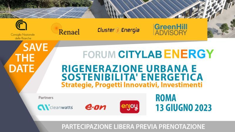 Forum Annuale CityLab Energy 2023