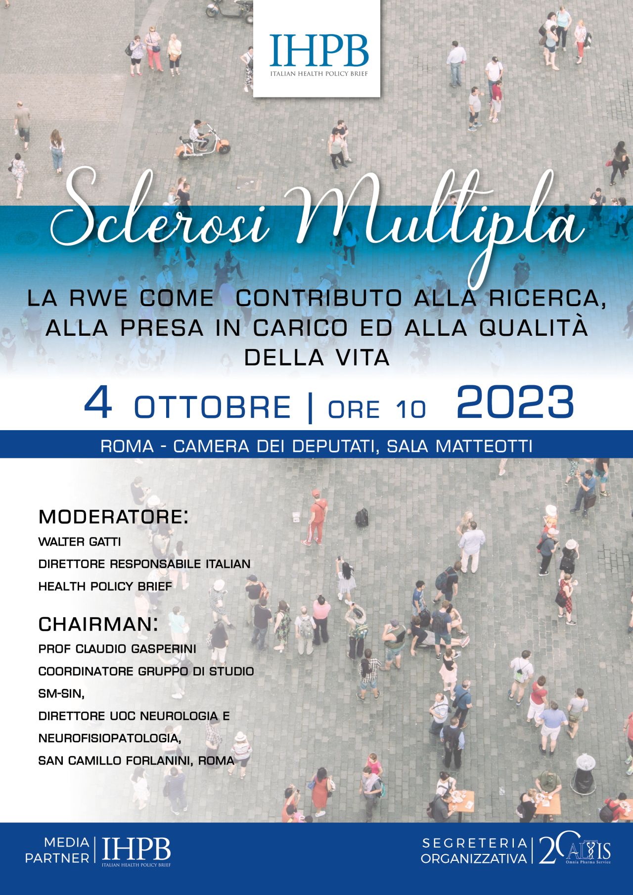 Sclerosi multipla - la RWE come contributo alla ricerca, alla presa in carico ed alla qualità della vita