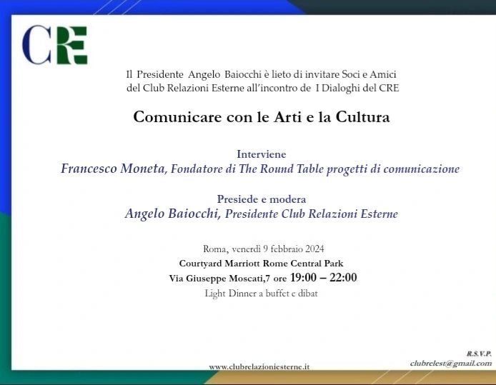  Comunicare con le Arti e la Cultura