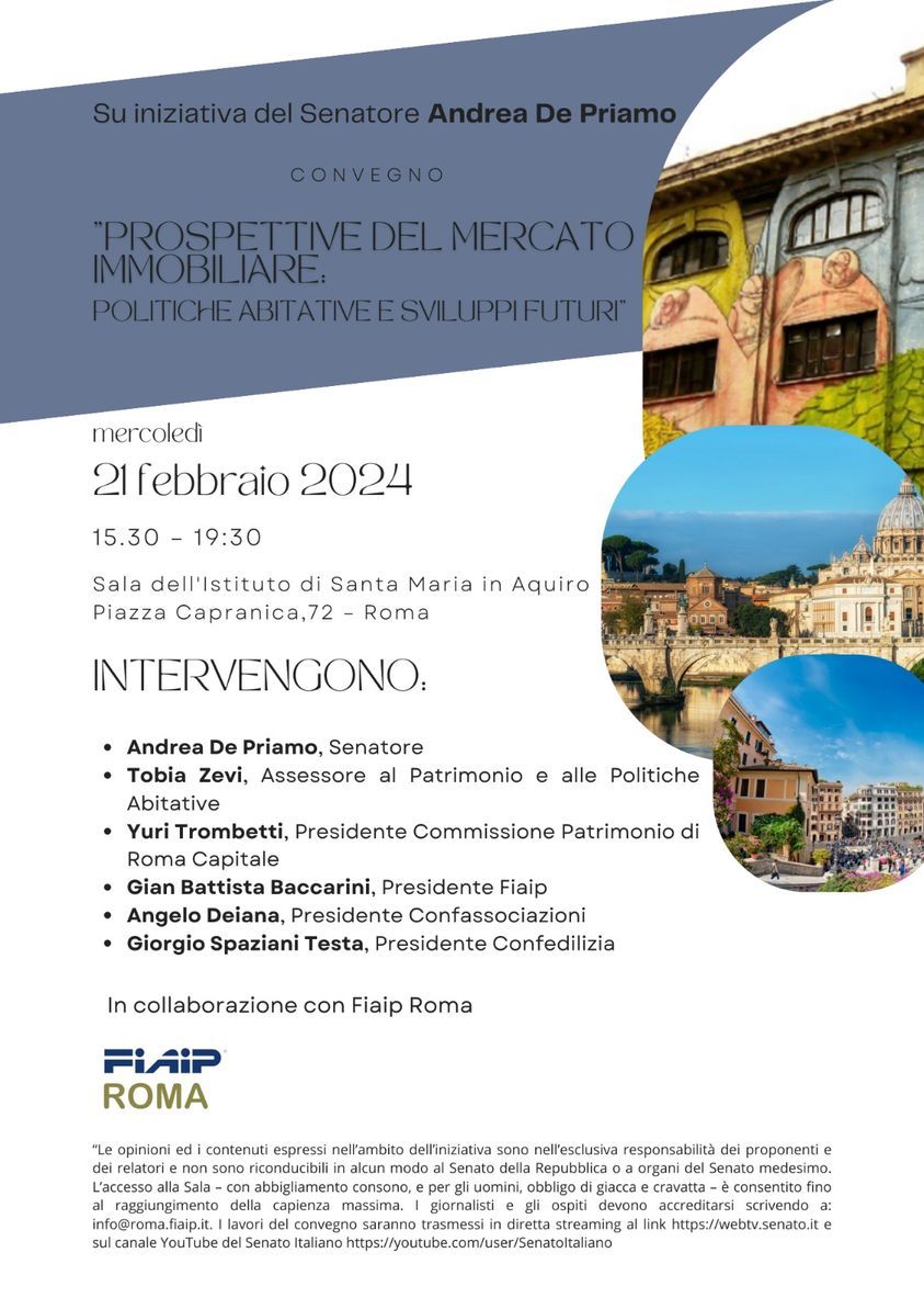 Prospettive del mercato immobiliare. Politiche abitative e sviluppi futuri
