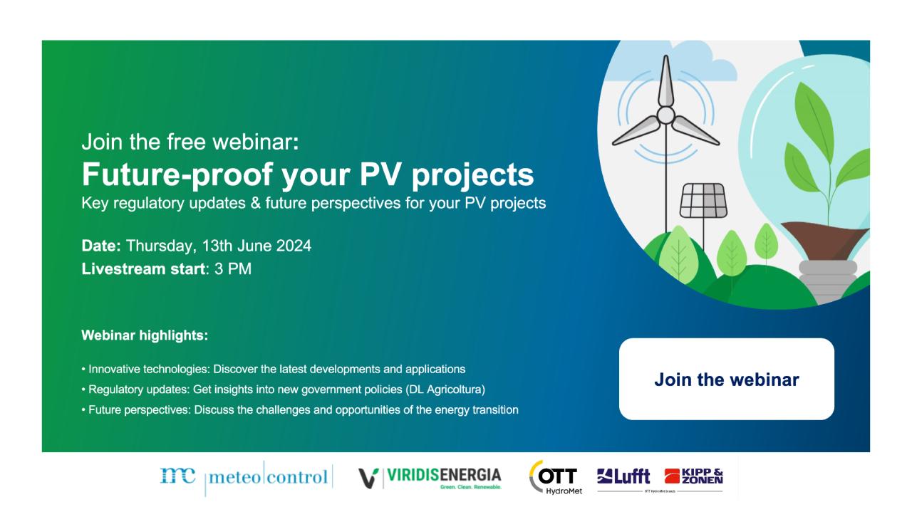 Future-proof your PV projects