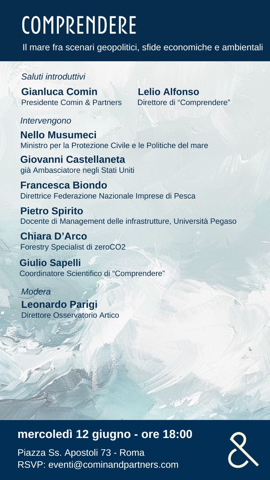 Comprendere - Il mare fra scenari geopolitici, sfide economiche e ambientali