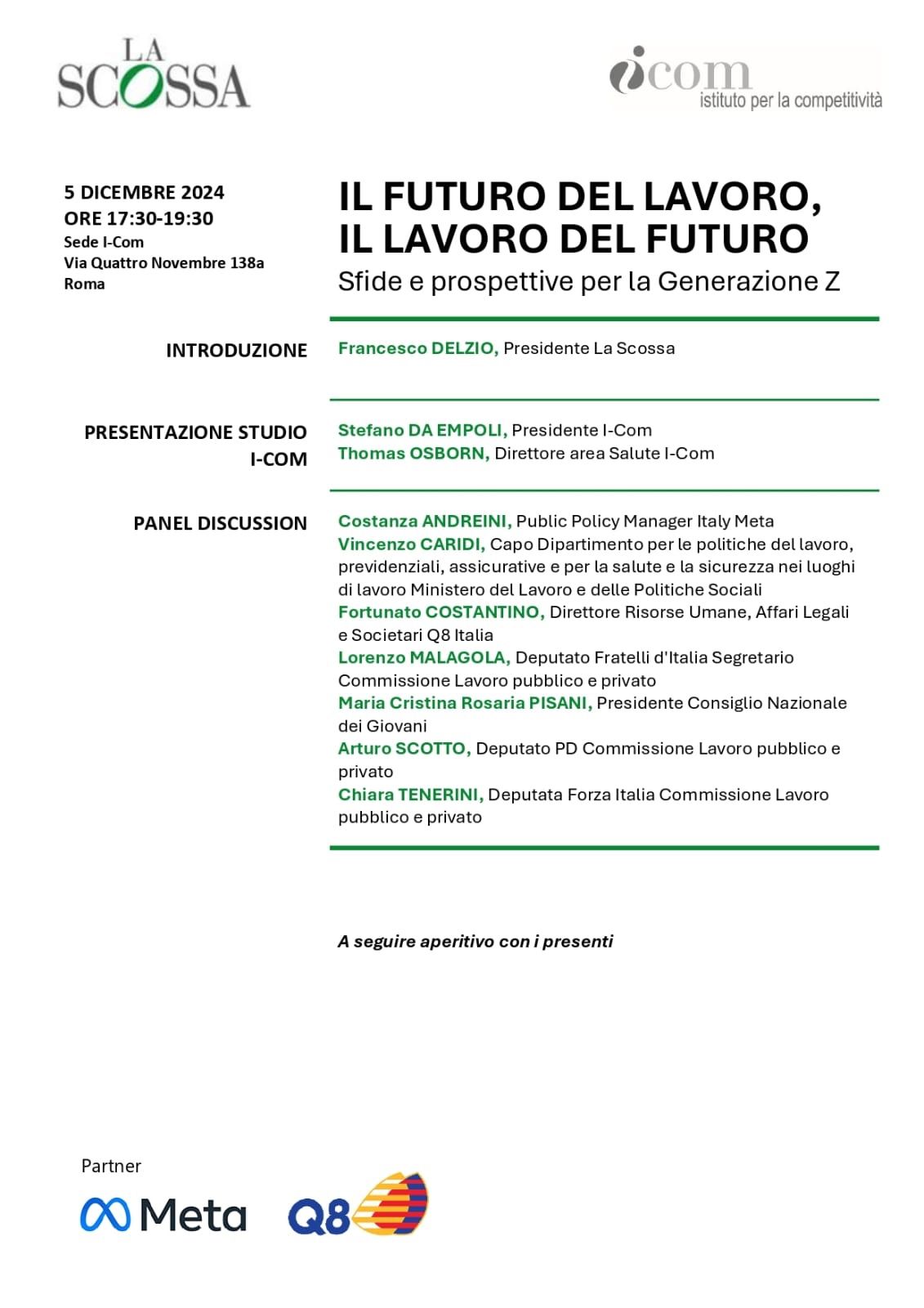 Il futuro del lavoro, il lavoro del futuro. Sfide e prospettive per la Generazione Z