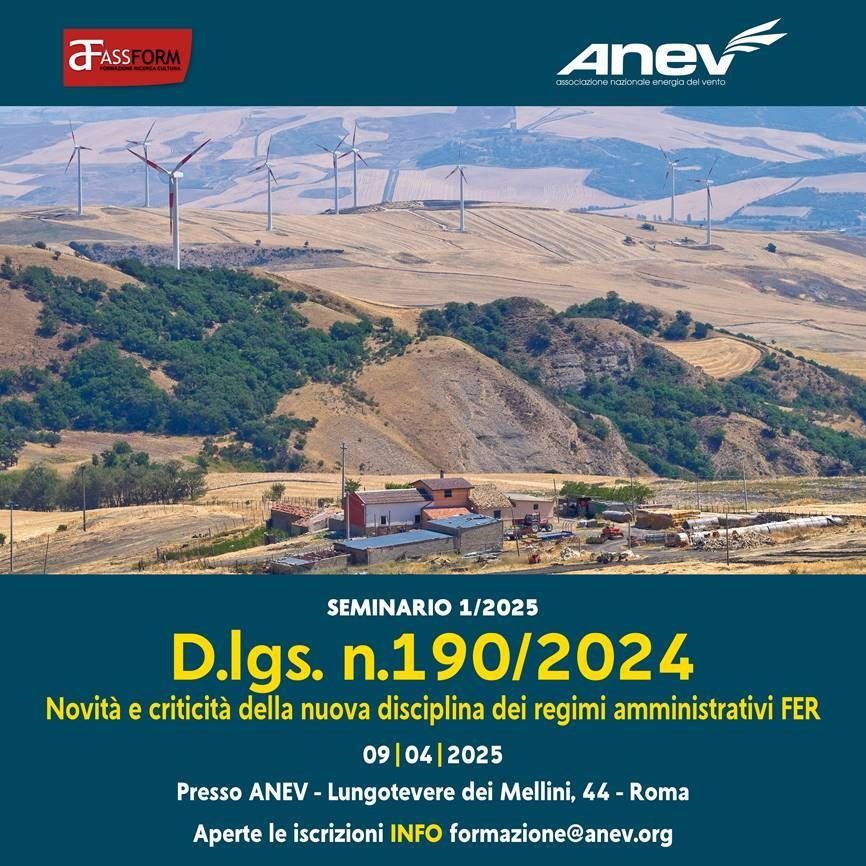 D.lgs. n.190/2024 – Novità e criticità della nuova disciplina dei regimi amministrativi FER