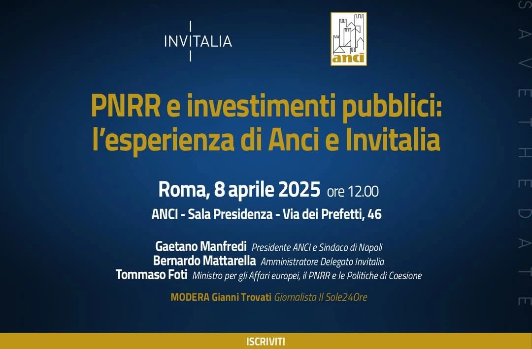 PNRR e investimenti pubblici: l'esperienza di ANCI e Invitalia
