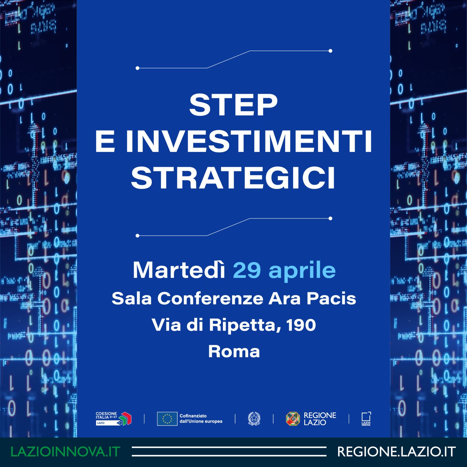 Presentazione degli Avvisi STEP e investimenti strategici