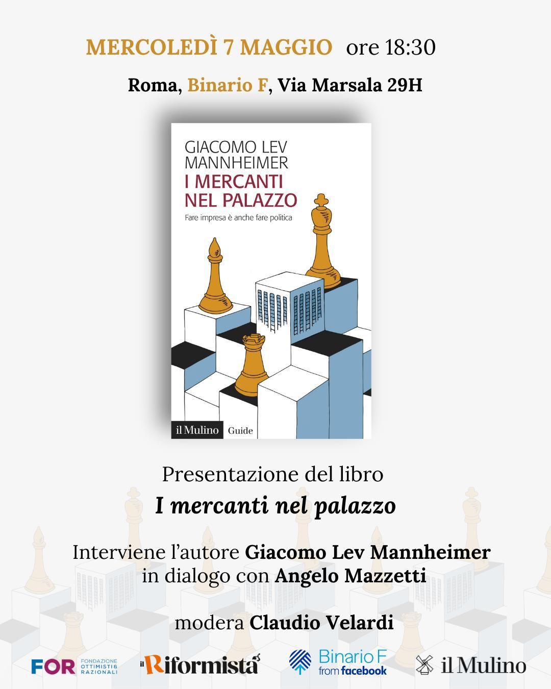 Presentazione del libro: "I mercanti nel palazzo"