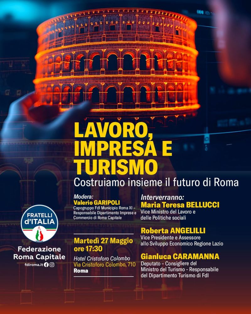 Lavoro, Impresa e Turismo – Costruiamo insieme il futuro di Roma