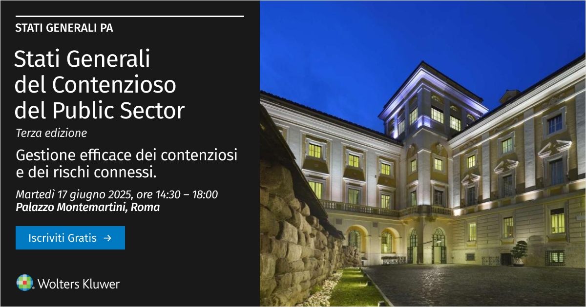 Stati Generali del Contenzioso del Public Sector