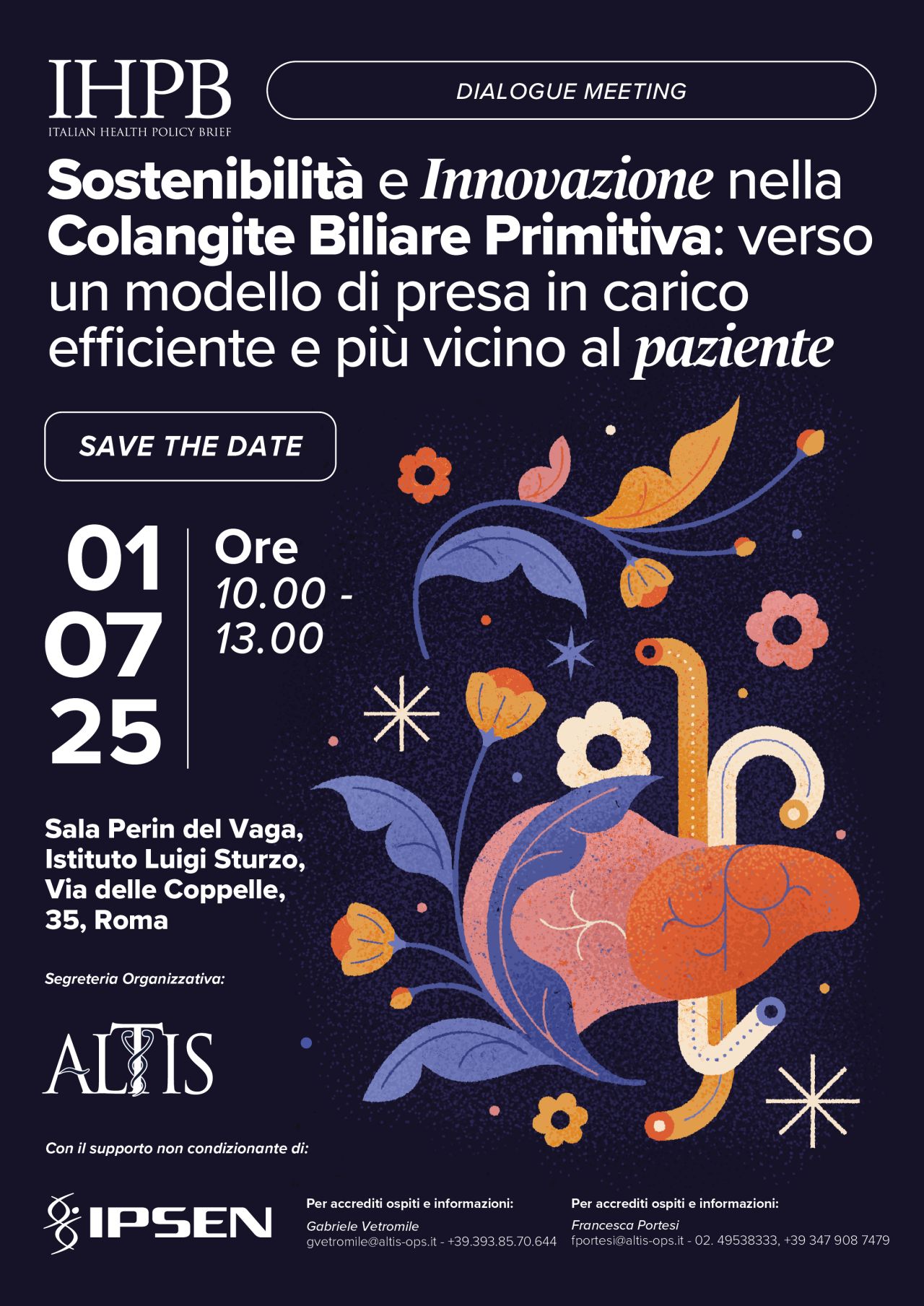 Sostenibilità e Innovazione nella Colangite Biliare Primitiva: verso un modello di presa in carico efficiente e più vicino al paziente