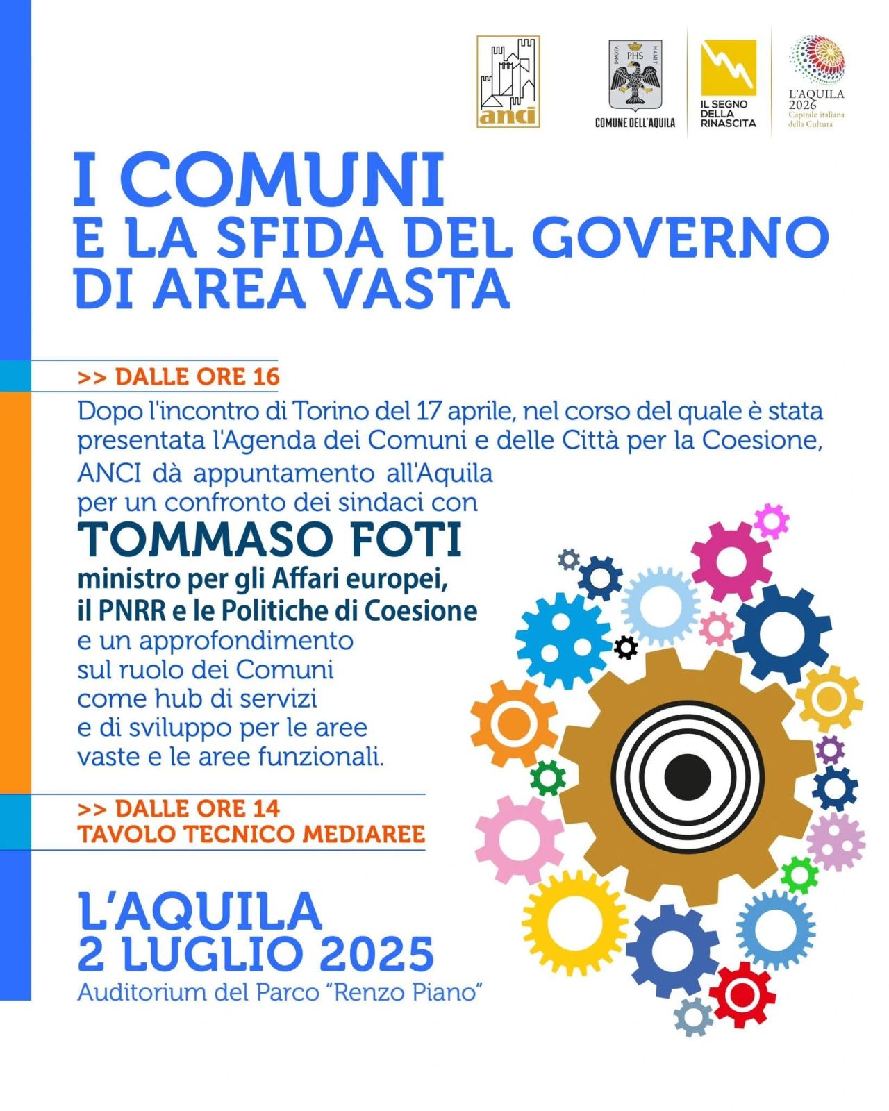 I Comuni e la sfida del governo di area vasta
