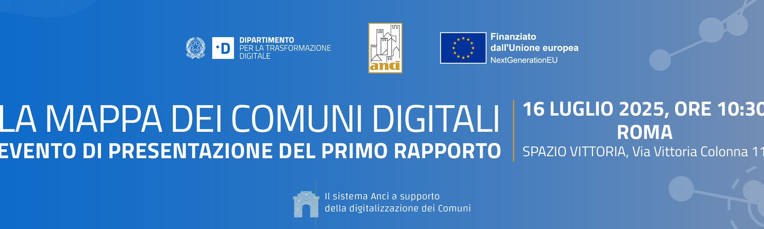 Presentazione del rapporto: la “Mappa dei Comuni digitali"