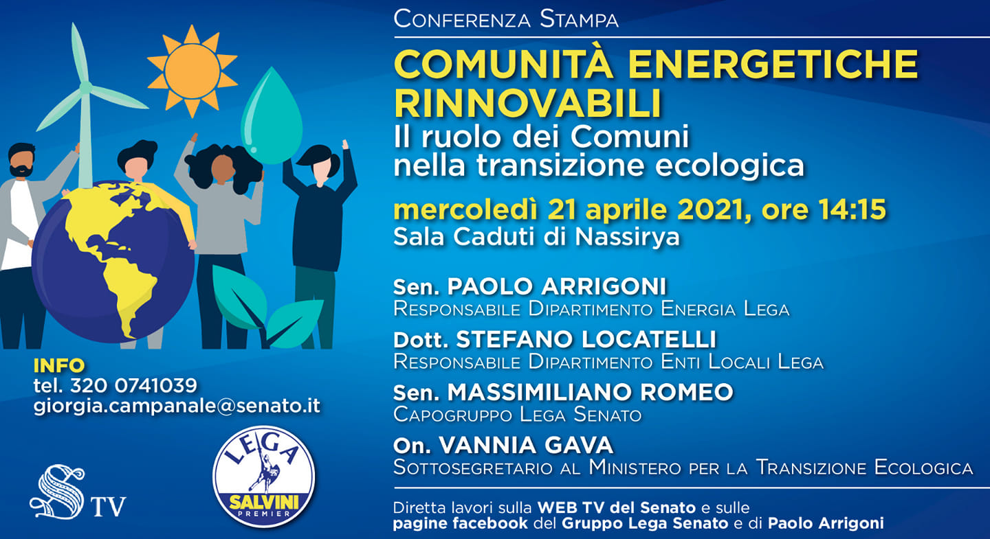 Comunit&agrave; energetiche rinnovabili. Il ruolo dei comuni nella transizione ecologica