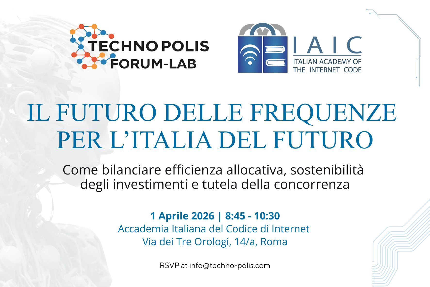 Il futuro delle frequenze per l’Italia del futuro
