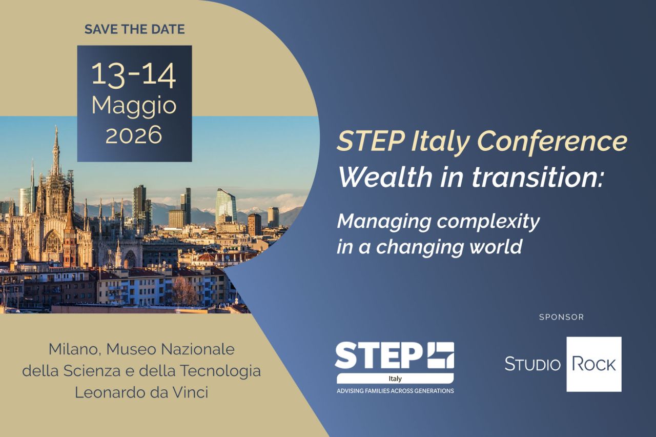 Step Italy Conference 2026 - Wealth in transition: Managing complexity in a changing world