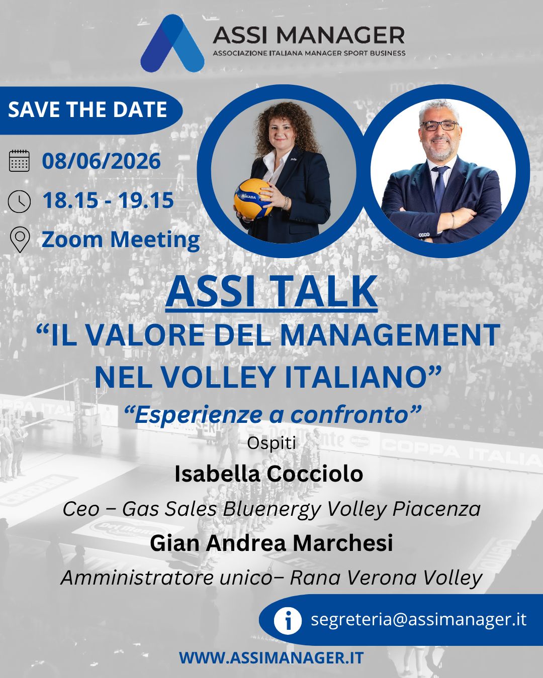 l valore del management nel volley italiano – Esperienze a confronto