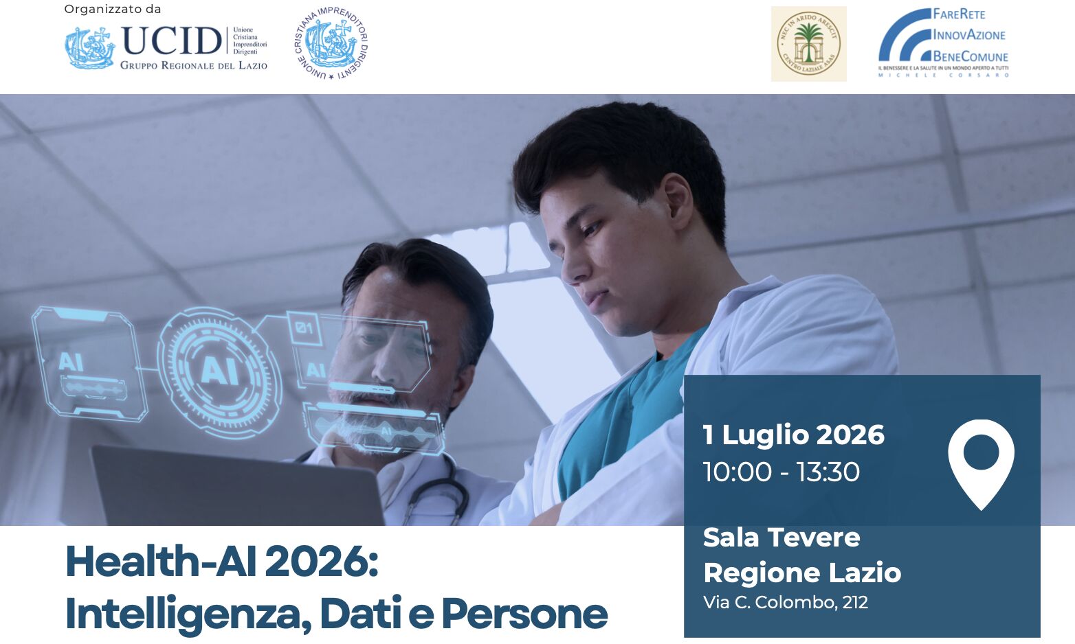 Health-AI 2026: intelligenza, dati e persone