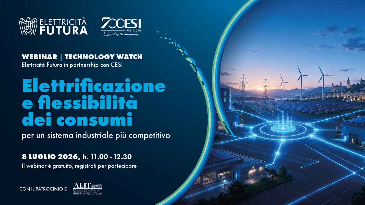 Technology Watch - Elettrificazione e flessibilità dei consumi