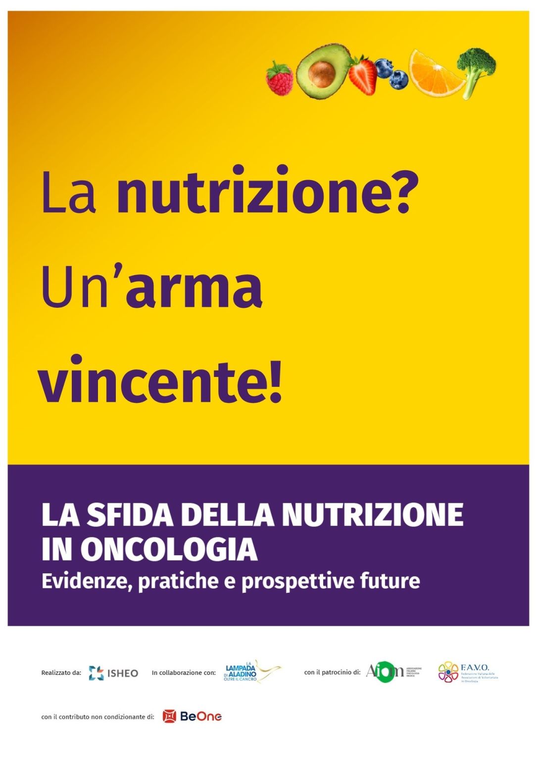 La sfida della nutrizione in oncologia: evidenze, pratiche e futuro