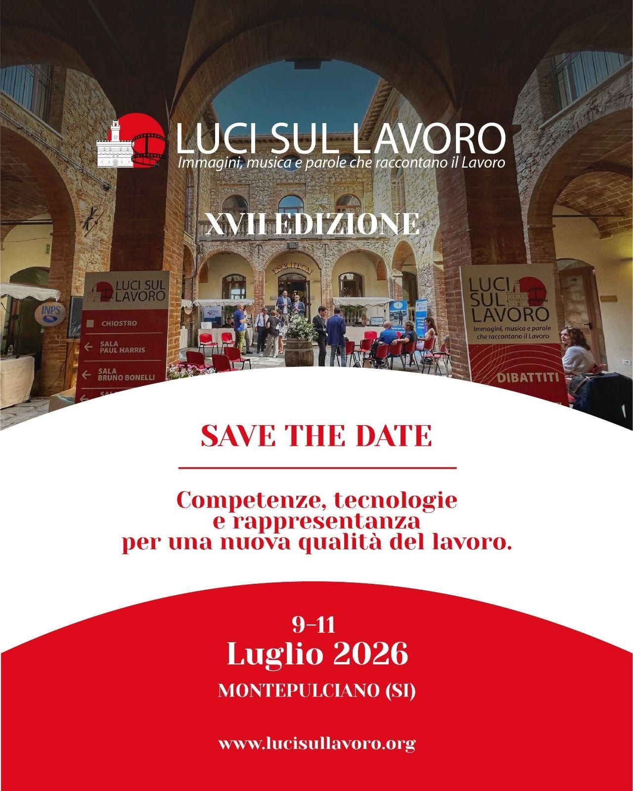 Luci sul Lavoro 2026 - Competenze, tecnologie e rappresentanza per una nuova qualità del lavoro