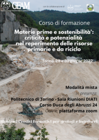 Materie prime e sostenibilità: criticità e potenzialità nel reperimento delle risorse primarie e da riciclo