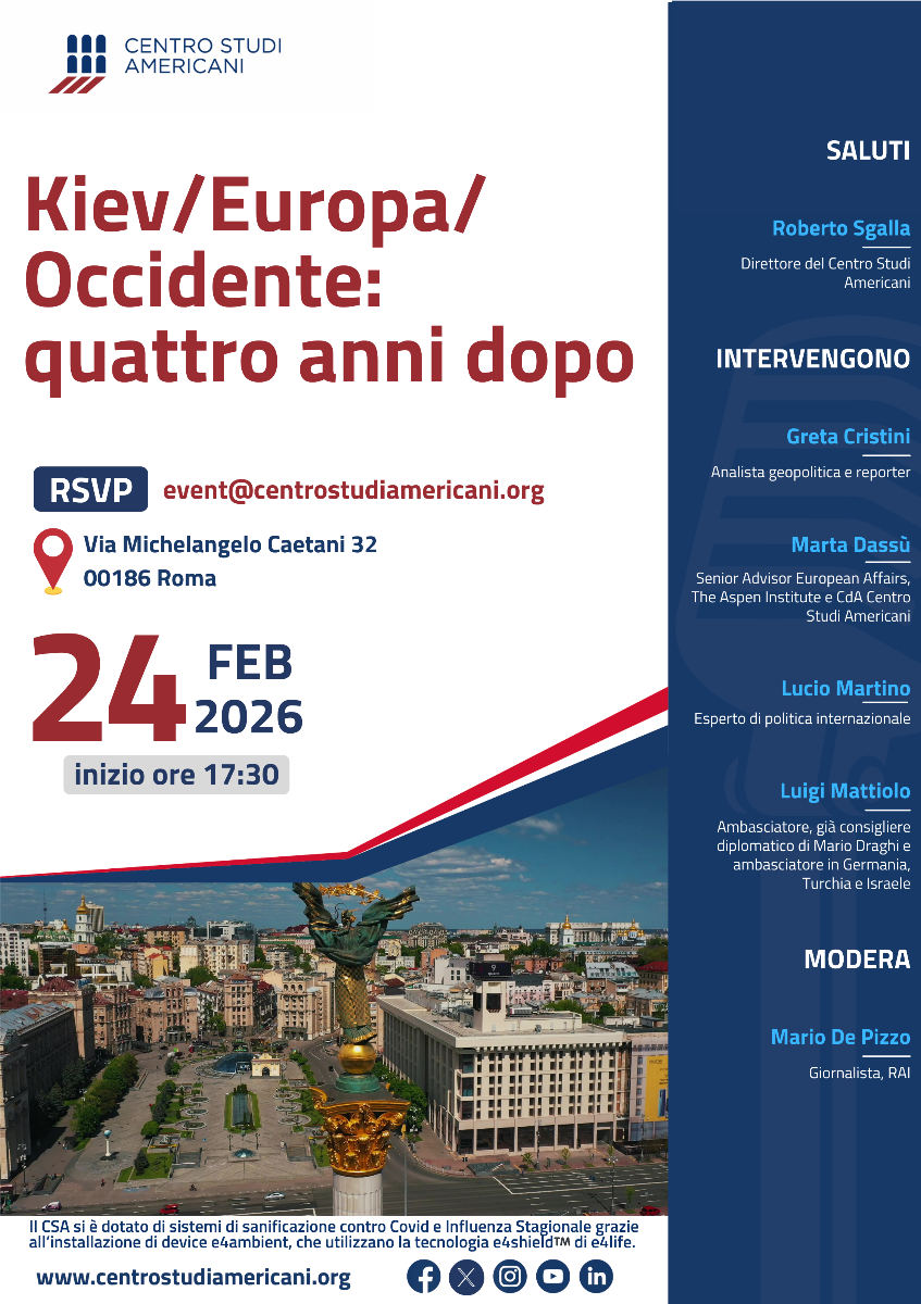 Kiev/Europa/Occidente: quattro anni dopo