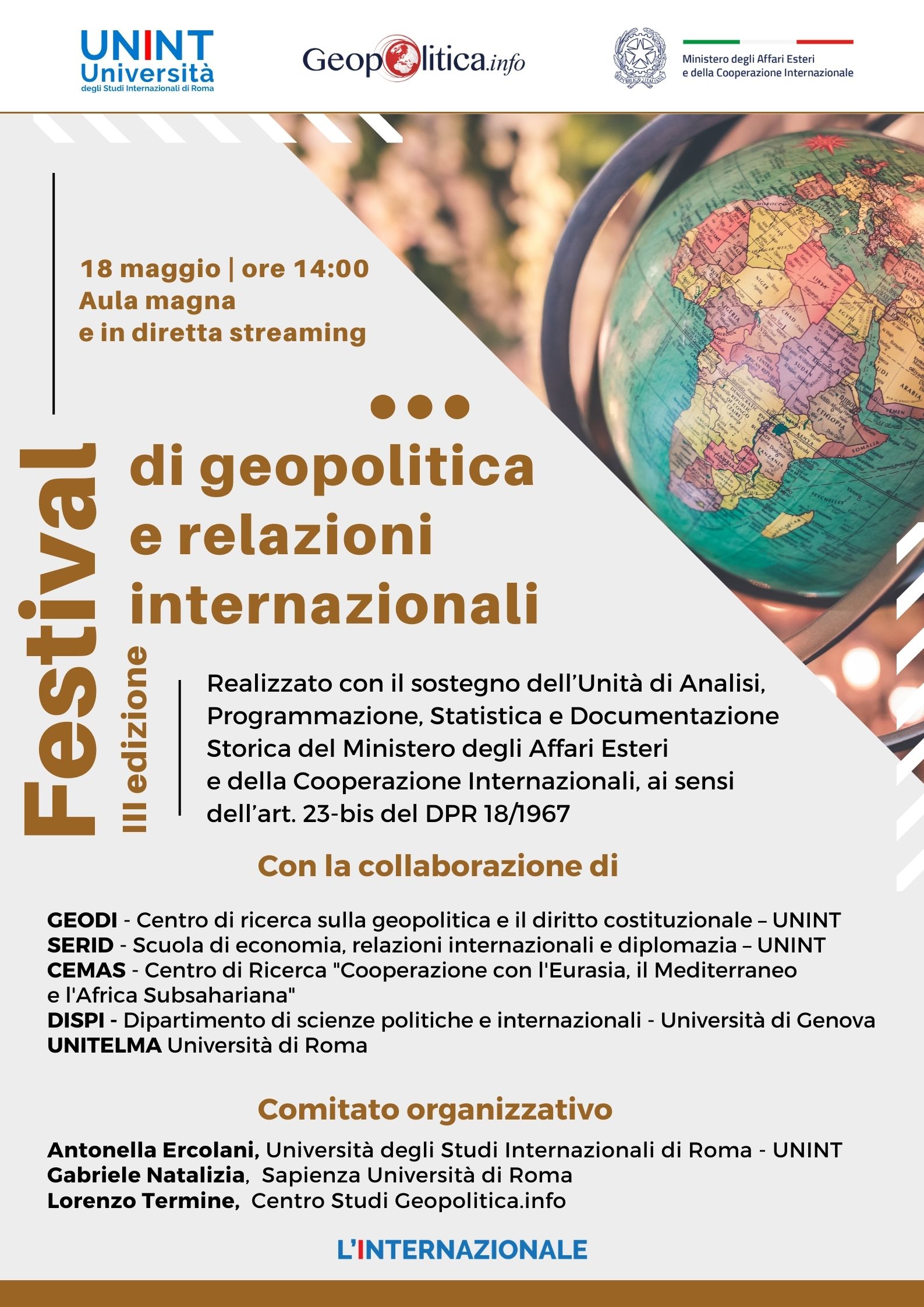 Festival di Geopolitica e Relazioni internazionali