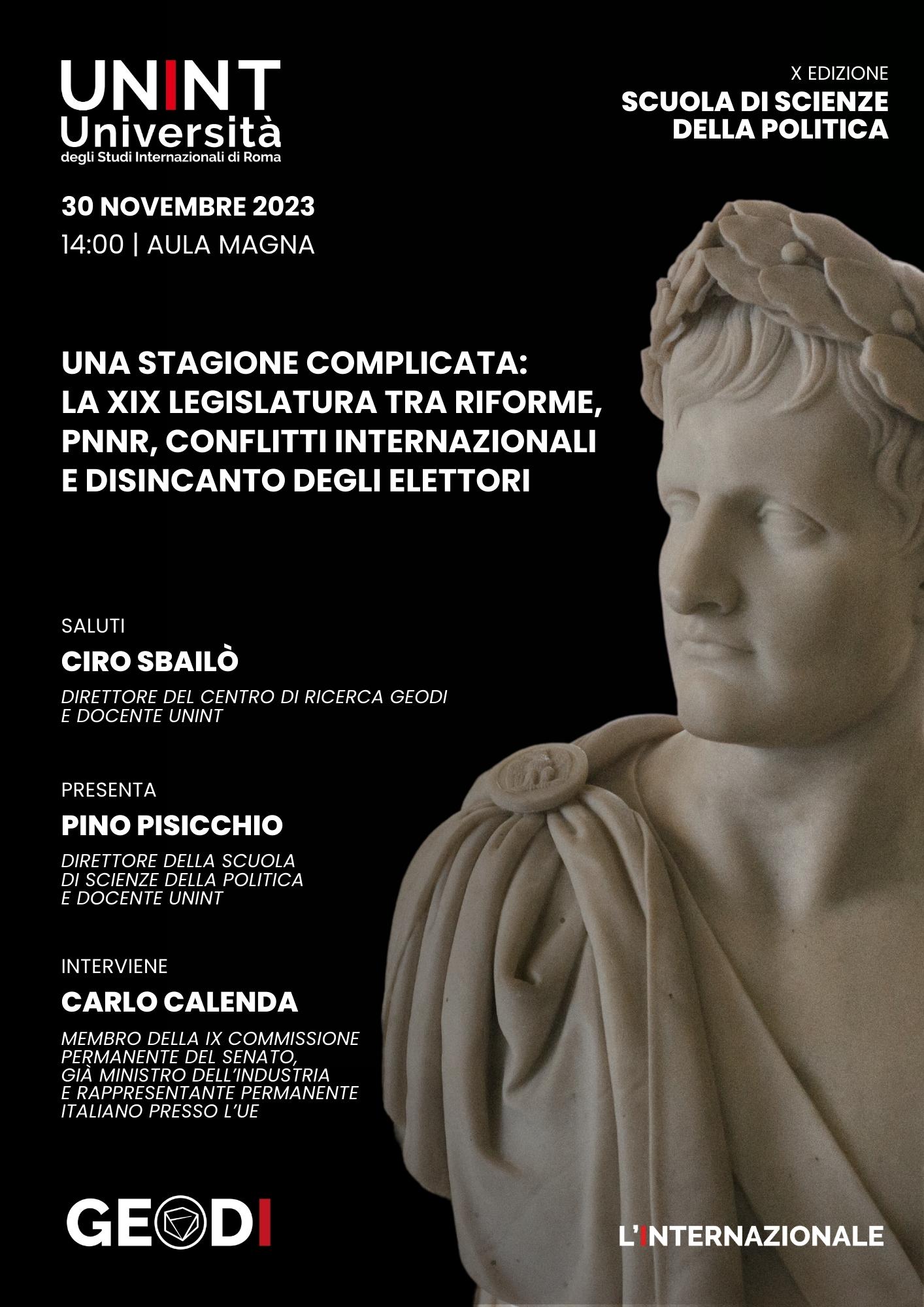 Una stagione complicata: La XIX Legislatura tra riforme, PNNR, conflitti internazionali e disincanto degli elettori