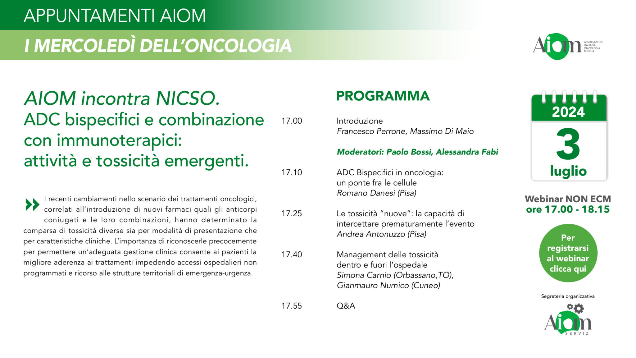 ADC bispecifici e combinazione con immunoterapici: attività e tossicità emergenti