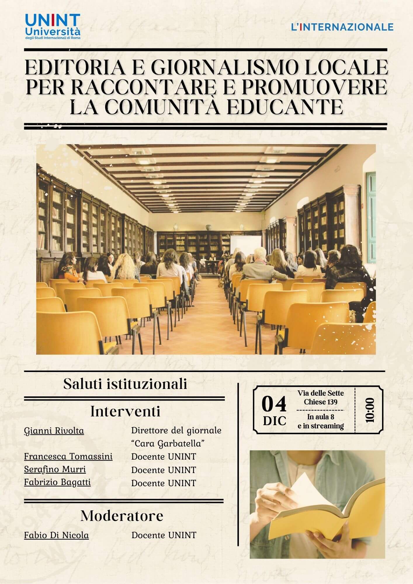 Editoria e giornalismo locale per raccontare e promuovere la comunità educante