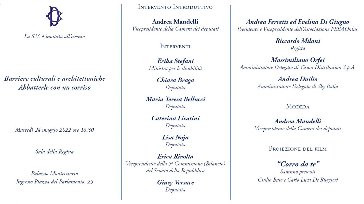 Barriere culturali e architettoniche. abbatterle con un sorriso