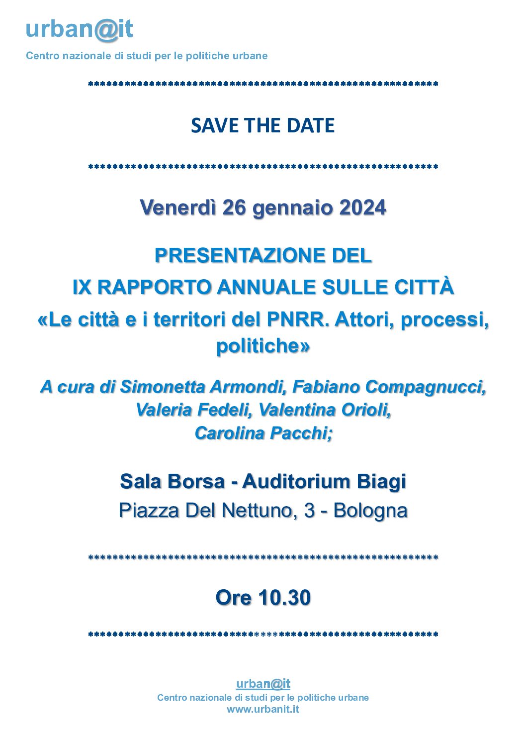 Le città e i territori del PNRR. Attori, processi, politiche
