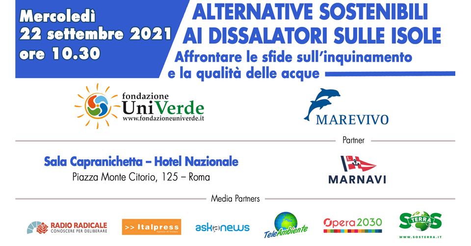 Alternative sostenibili ai dissalatori sulle isole