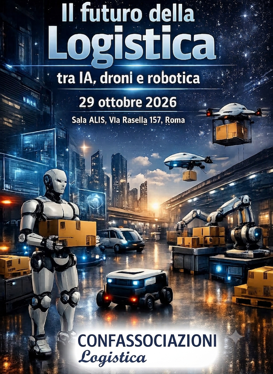 Il futuro della logistica tra IA, droni e robotica