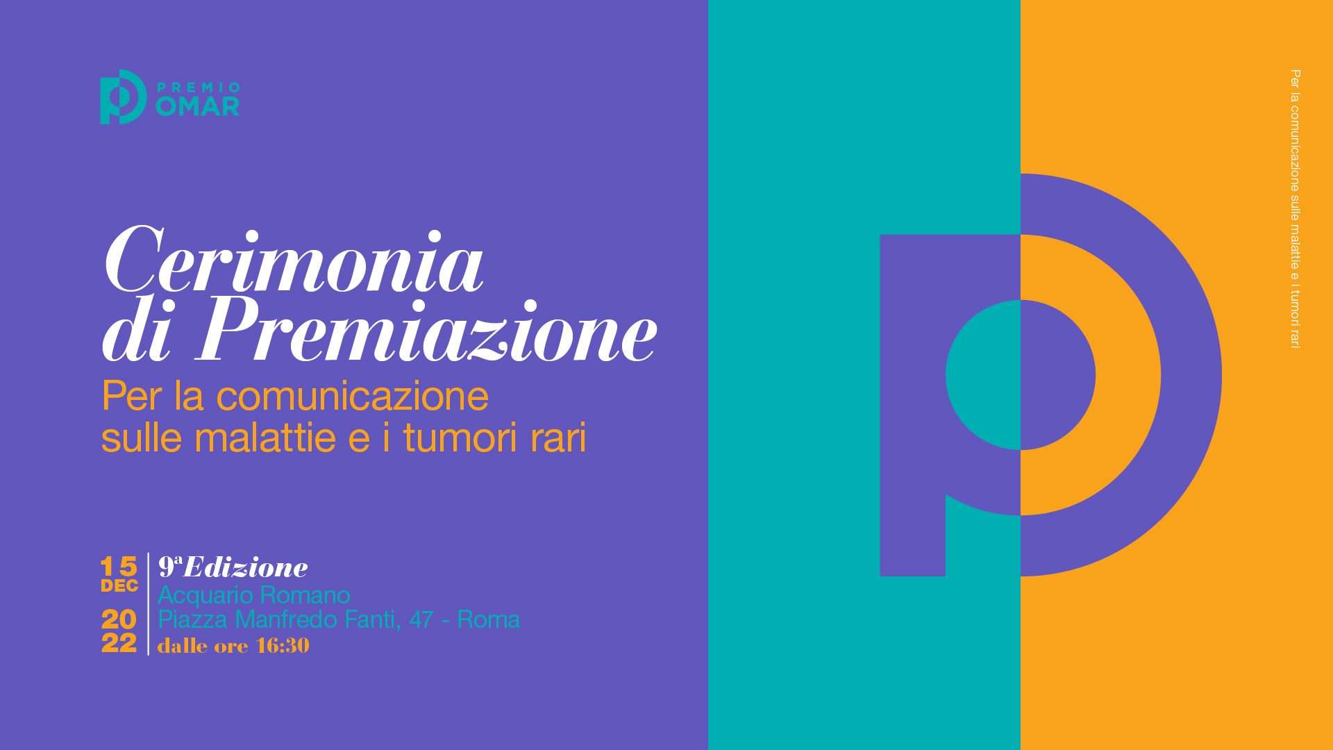 Cerimonia di premiazione Premio OMaR 2022