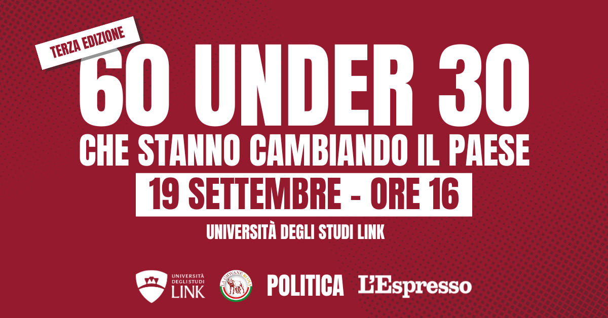 60 under 30 che stanno cambiando il Paese